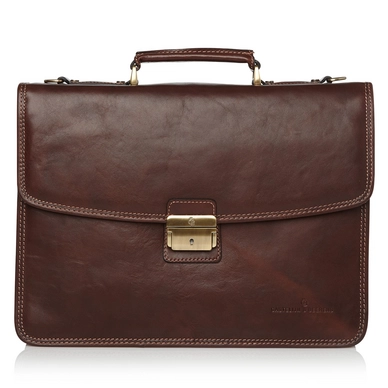 Laptoptas Castelijn & Beerens Verona Mocca  15,6"