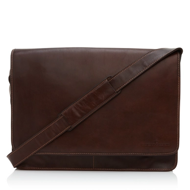 Laptoptas Castelijn & Beerens Verona Mocca Posttas 15,6"