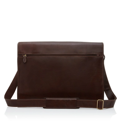 Laptoptas Castelijn & Beerens Verona Mocca Posttas 15,6"