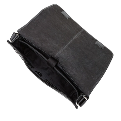 Laptoptas Castelijn & Beerens Verona Zwart Posttas 15,6"