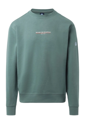 Trui North Sails Men Crewneck Sweatshirt With Graphic Military Green