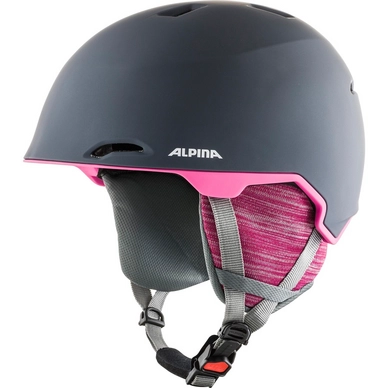 Casque de Ski Alpina Unisex Maroi Grey Pink Matt