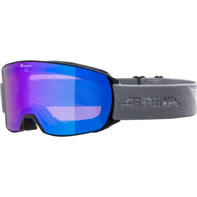 Skibril Alpina Alpina Nakiska Q-Lite Black Grey Matt
