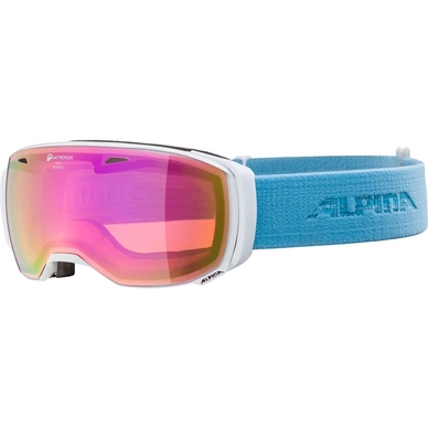 Skibrille Alpina Estetica Q White Skyblue