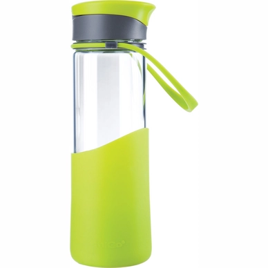 Wasserflasche Aladdin Hydration On The Go Glas Migo Enjoy Botanical Grün 0,5L