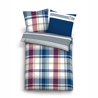 Bettwäsche Tom Tailor Karo Indigo Mako-Satin