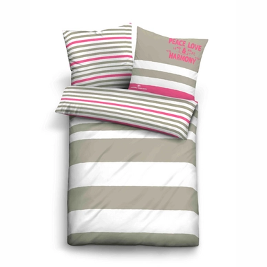 Bettwäsche Tom Tailor Peace Sand Mako-Satin