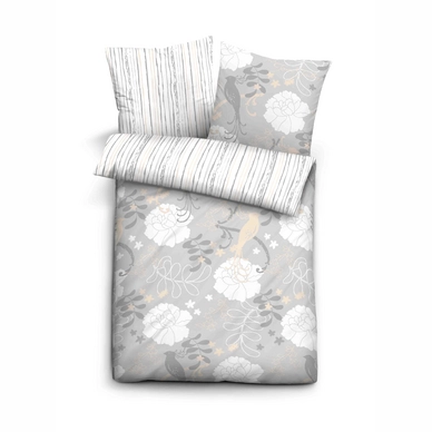 Bettwäsche Tom Tailor Rose Grau Mako-Satin