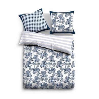 Bettwäsche Tom Tailor Madrid Blau Mako-Satin