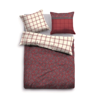 Bettwäsche Tom Tailor Mako-Satin Red Paisley