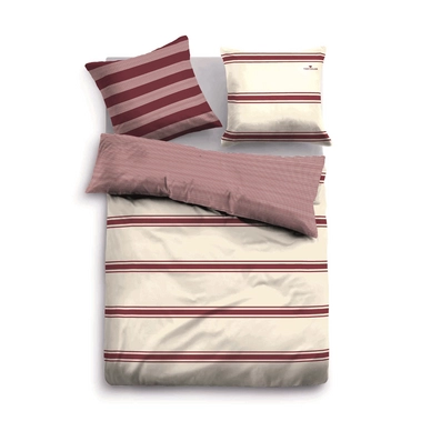 Bettwäsche Tom Tailor Mako-Satin Red Stripes