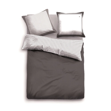 Bettwäsche Tom Tailor Mako-Satin Grey Dots