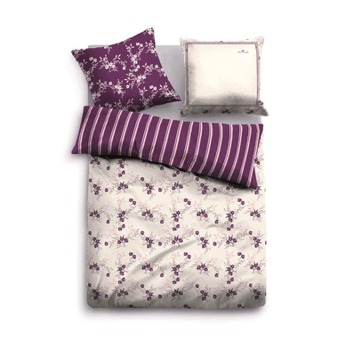 Bettwäsche Tom Tailor Mako-Satin Purple Flowers