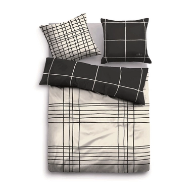 Bettwäsche Tom Tailor Mako-Satin Urban Star Black