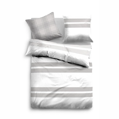 Bettwäsche Tom Tailor Mako-Satin Big Stripes Grau