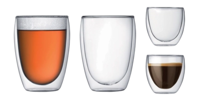 Verre Bodum Pavina Transparent 80 ml (Lot de 4)