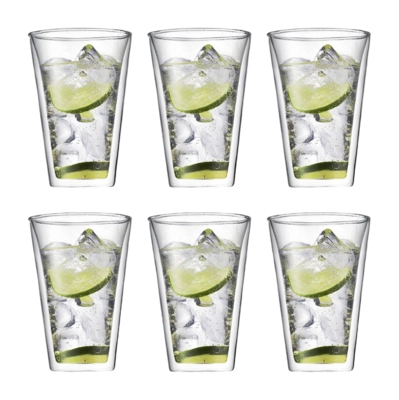 Glasses Set Bodum Bodum Canteen Transparent 400 ml (Set of 6)
