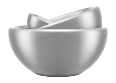 Set 3 Ciotole da Portata termiche in Acciaio Inox Bodum Midora, Varie Misure
