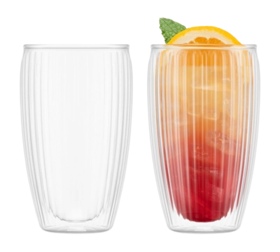 Glas Bodum Pavina Transparent 450 ml (Set van 2)