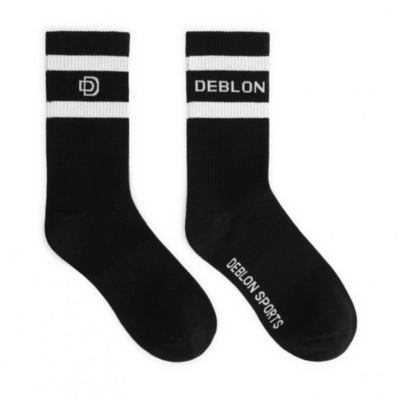 Deblon Socks Black & Off White (1-pack)