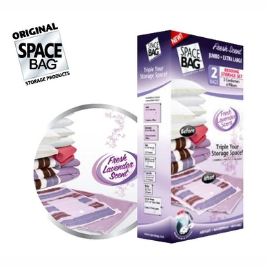 Vacuum Opbergzak Space Bag Lavendel 2-Delig