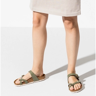 Sandaal Birkenstock Women Mayari BF Khaki Regular Lak