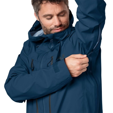Jas Jack Wolfskin Men Exolight Mountain Poseidon Blue