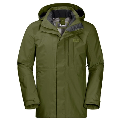 Jas Jack Wolfskin Men Echo Peak Flex Cypress Green