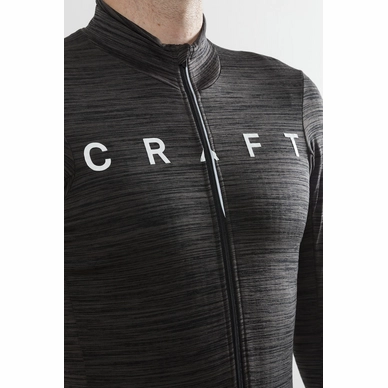 Fietsshirt Craft Men Reel Thermal Jersey Black
