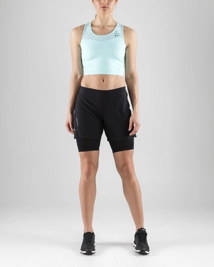Sportbroek Craft Women Delta 2.0 2 In 1 Shorts Black