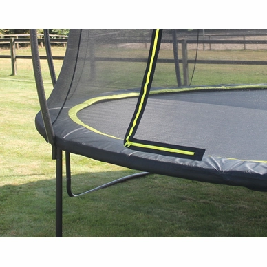 Trampoline EXIT Toys Silhouette 244 Lime Safetynet