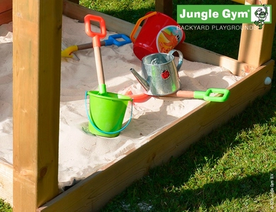 Speelset Jungle Gym Jungle Cabin + Climb X'tra Groen