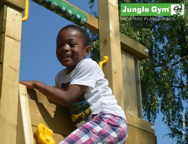 Speelset Jungle Gym Jungle Cubby + Bridge Fuchsia
