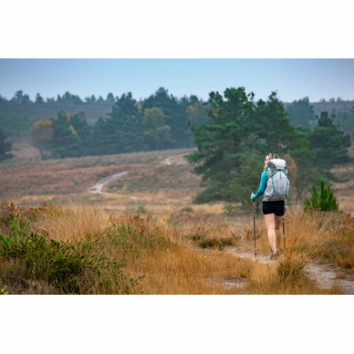 Backpack Osprey Lumina 60 Cyan Silver Dames (Medium)