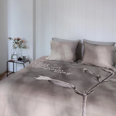 Bettwäsche Walra Close Your Eyes Taupe Renforcé
