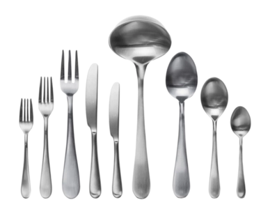 Cutlery Set Mepra Natura Ice Silver (75-Piece)