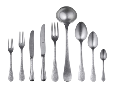 Cutlery Set Mepra Epoque Pewter Silver (75-Piece)