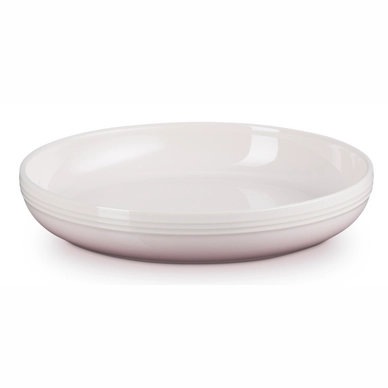Tiefer Teller Le Creuset Coupe Shell Pink 22 cm (4-Teilig)