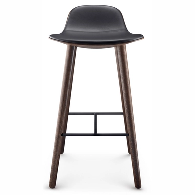 Eva Solo Abalone Barstoel Oak Smoked Leather Black 75 cm