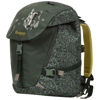 Sac à Dos Bergans Kids Aksla 24 Couvercle Forest Frost Topo