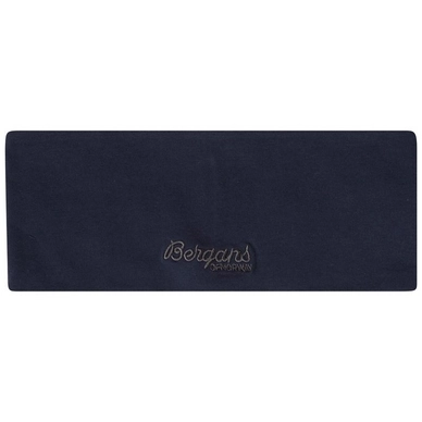 Bandeau Bergans Enfant Cotton Headband Youth Navy Blue/Solid Dark Grey