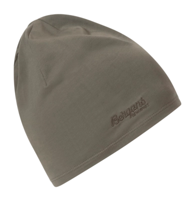 Beanie Bergans Unisex Cotton Beanie Green Mud