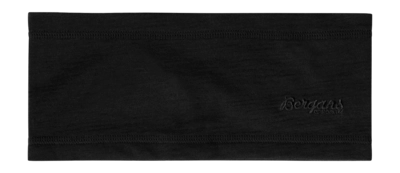 Headband Bergans Unisex Wool Headband Black - Size 58 25