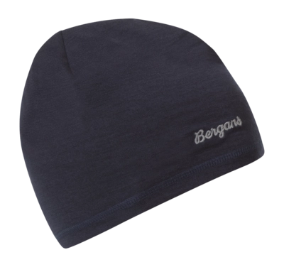 Bonnet Bergans Enfant Wool Junior Beanie Navy Blue - Maat 50