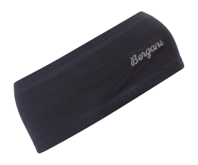 Headband Bergans Kids Wool Junior Headband Navy Blue - Size 50