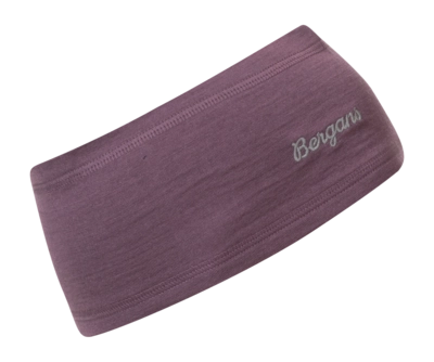 Headband Bergans Kids Wool Junior Headband Dark Ruby Purple - Size 50