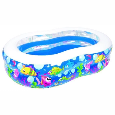 Planschbecken Jilong Aquarium Achtförmig Bunt 175