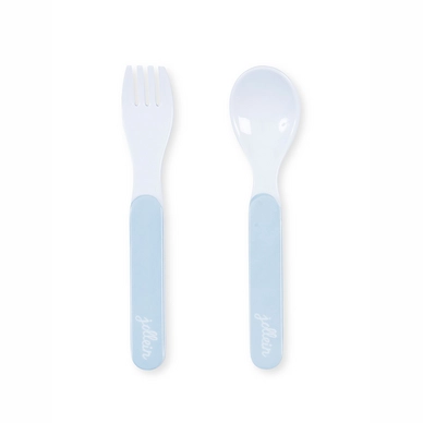 Bestekset Jollein Wild Animals Soft Blue