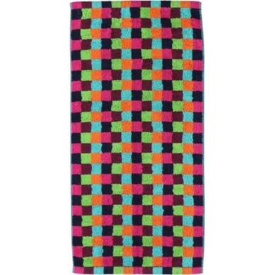 Serviette de bain Cawö Cube Karo Multicolour