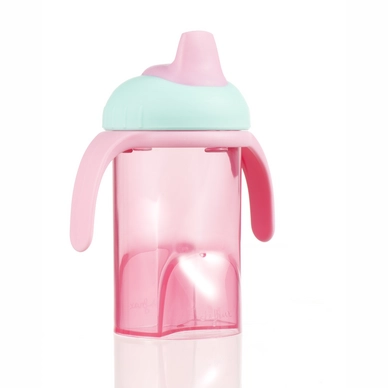 Drinkbeker Anti-lek Difrax 250 ml Soft Roze